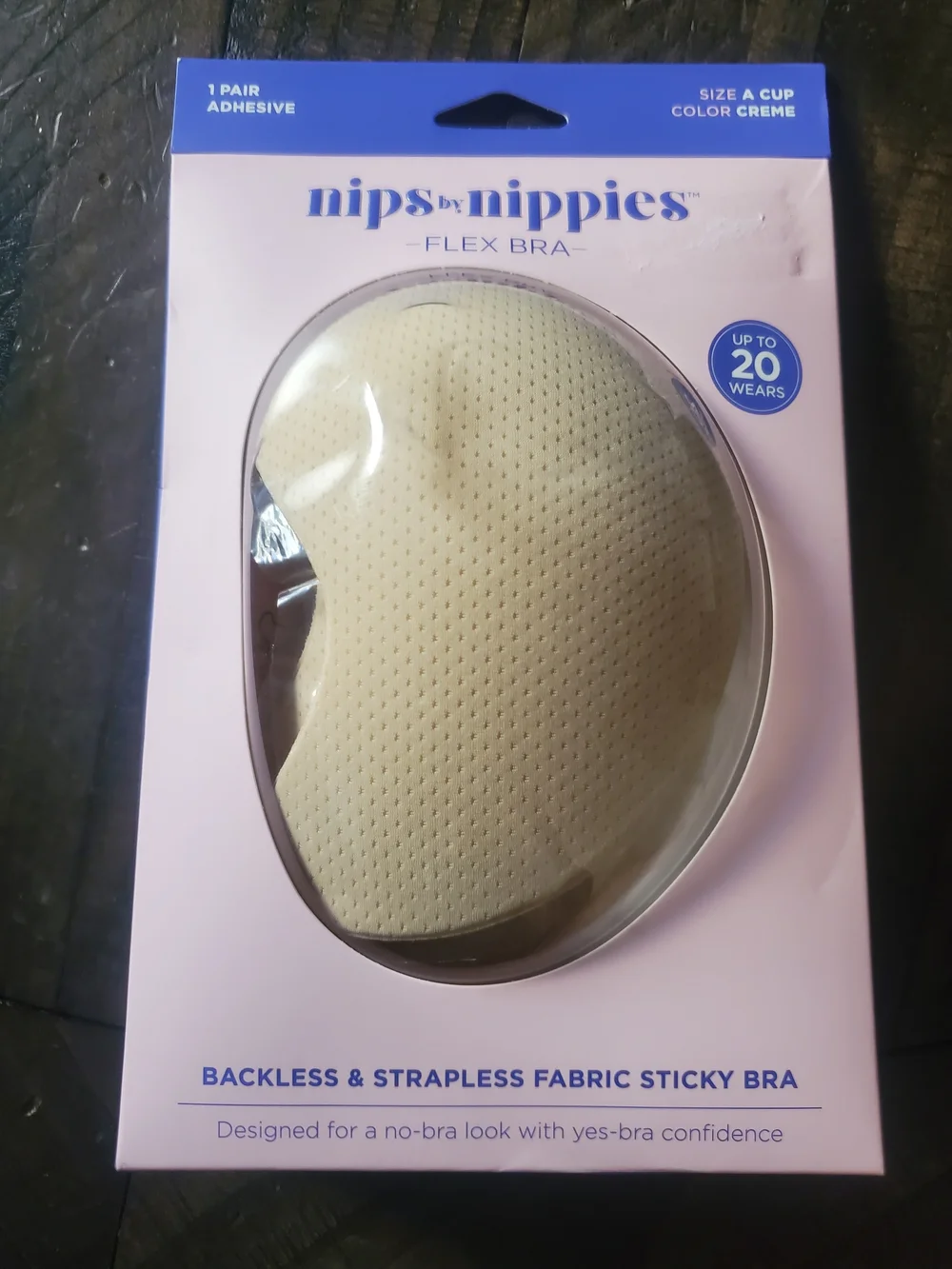 Flex Bra Sticky Backless Strapless Bra - Cream